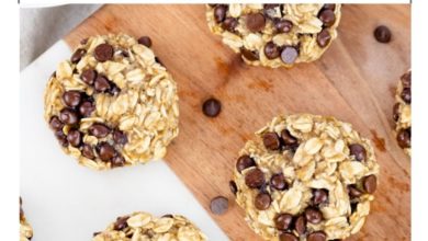 breakfast cookies on a serving tray