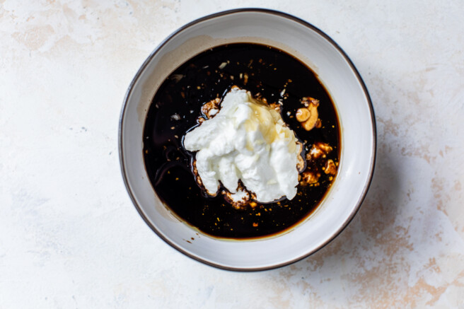 all ingredients in a small bowl