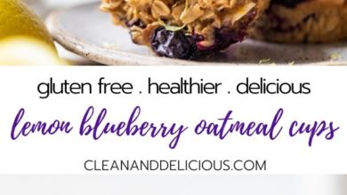 how to make gluten free blueberry oatmeal muffins