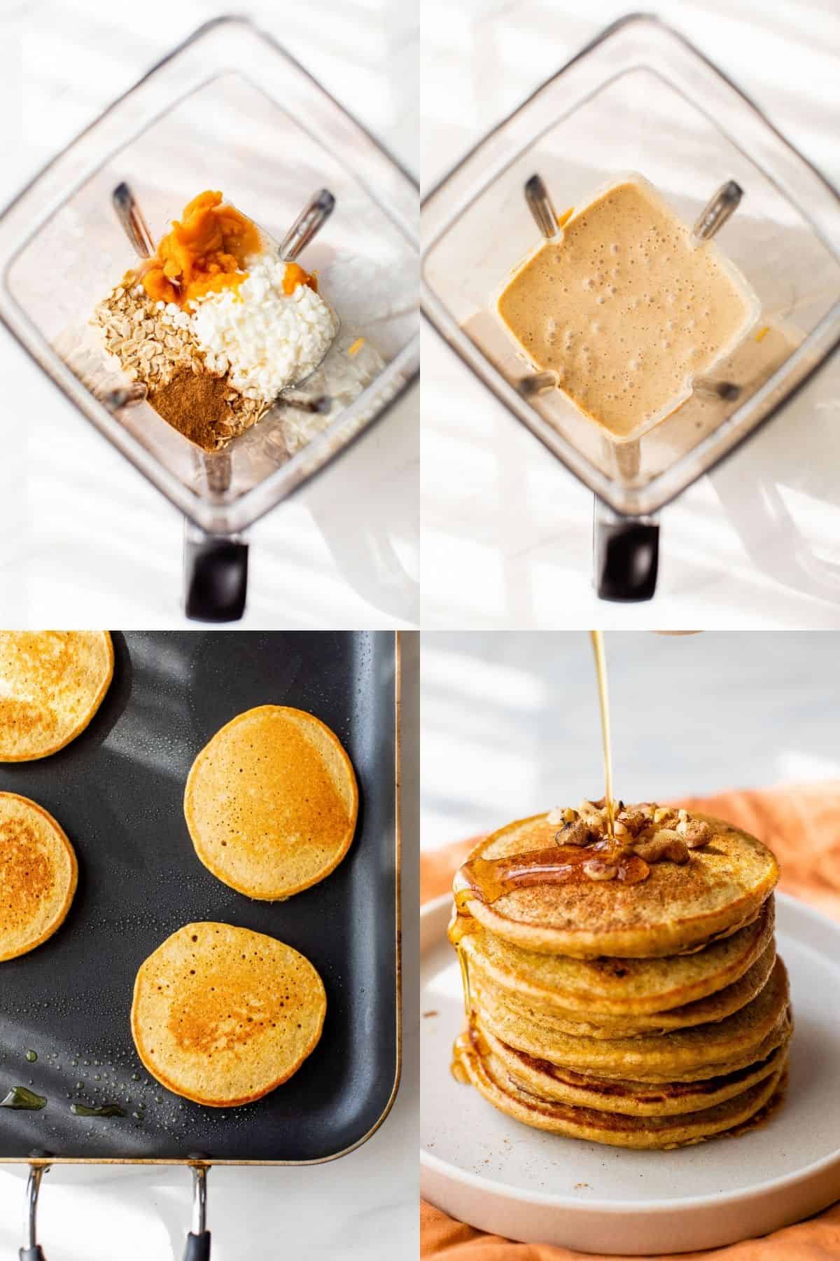 how to make pumpkin protein pancakes